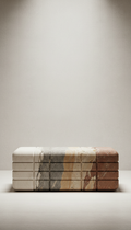 Linea Carved Stone Bench