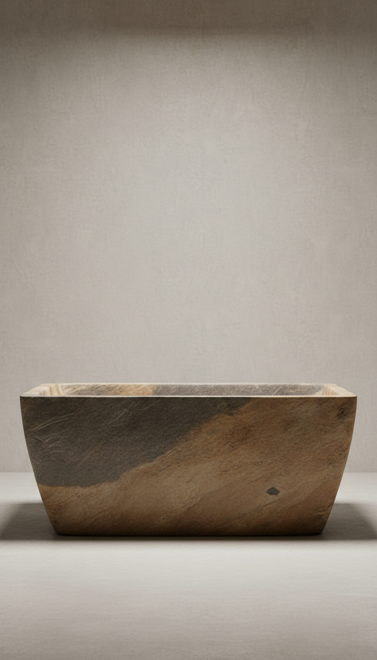 Atlas Monolithic Stone Bathtub