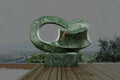Hand-carved natural stone sculpture