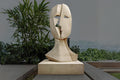 Hand-carved natural stone sculpture